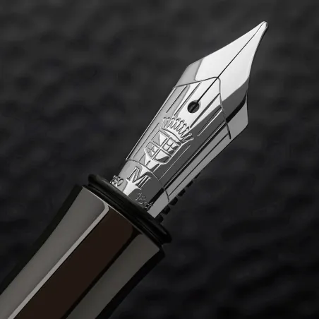 Stylo plume (F) Graf von Faber Castell - Classique - Ebène de Macassar - Plume