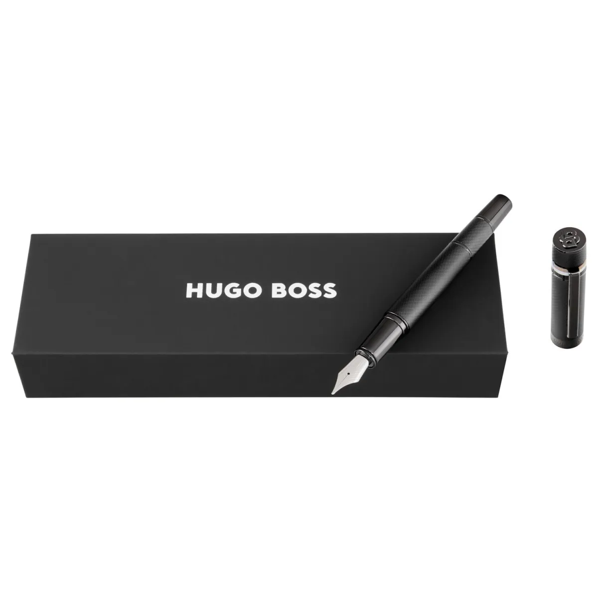 Stylo plume (M) Hugo Boss - Core Iconic - Black - Coffret