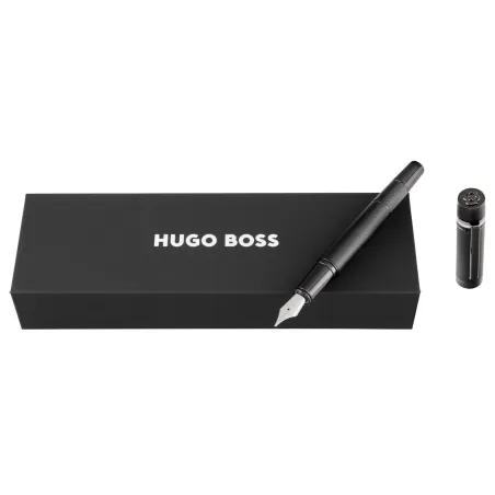 Stylo plume (M) Hugo Boss - Core Iconic - Black - Coffret