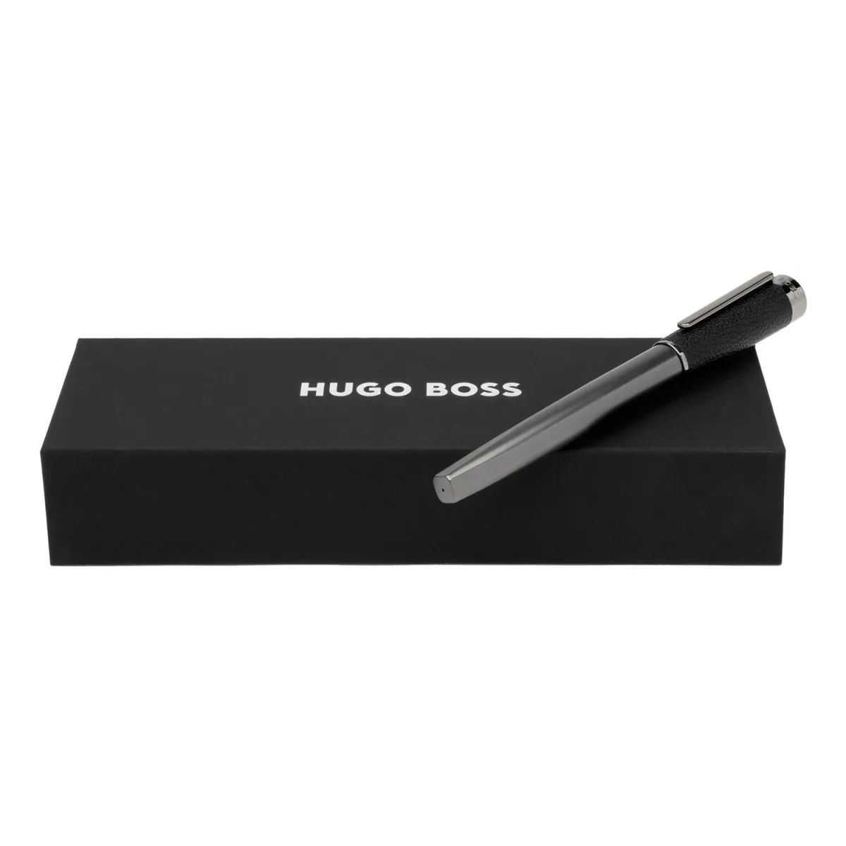 Stylo plume (M) Hugo Boss - Corium - Black - Coffret