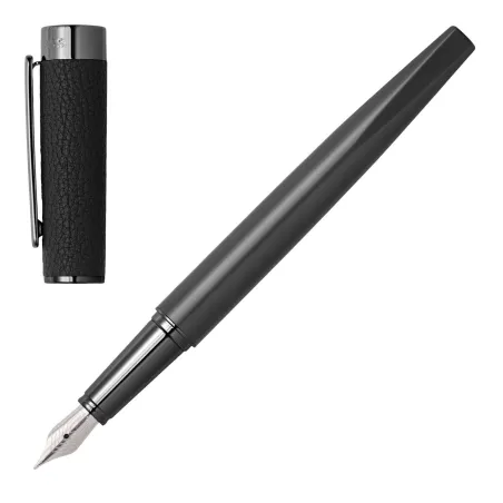Stylo Plume Hugo Boss Corium Black – Plume M Luxe Moderne