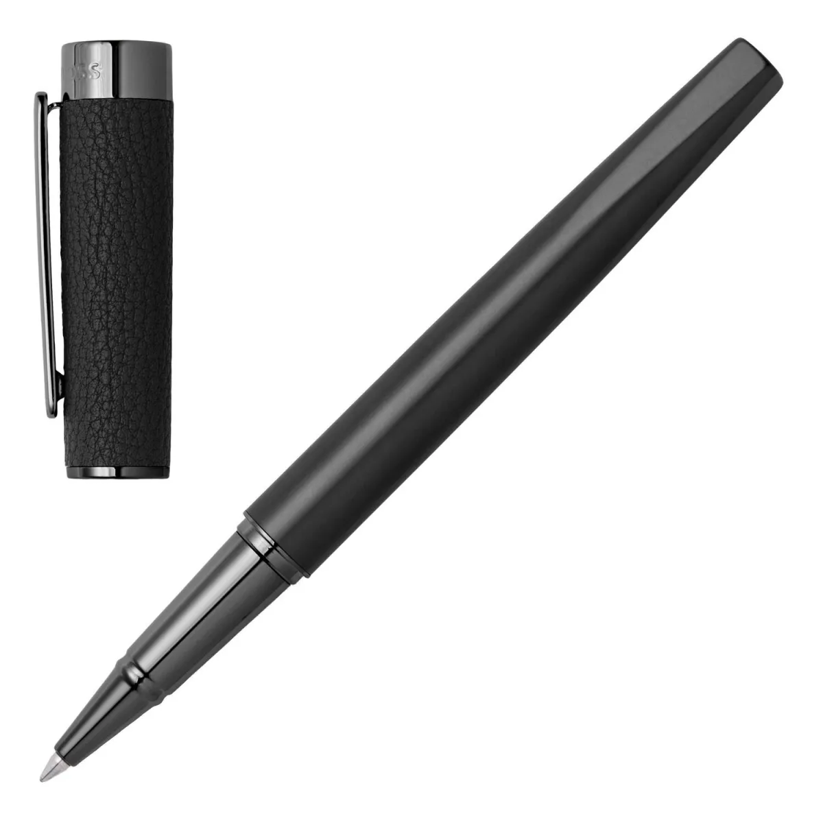 Stylo Roller Hugo Boss Corium Black – Luxe Contemporain