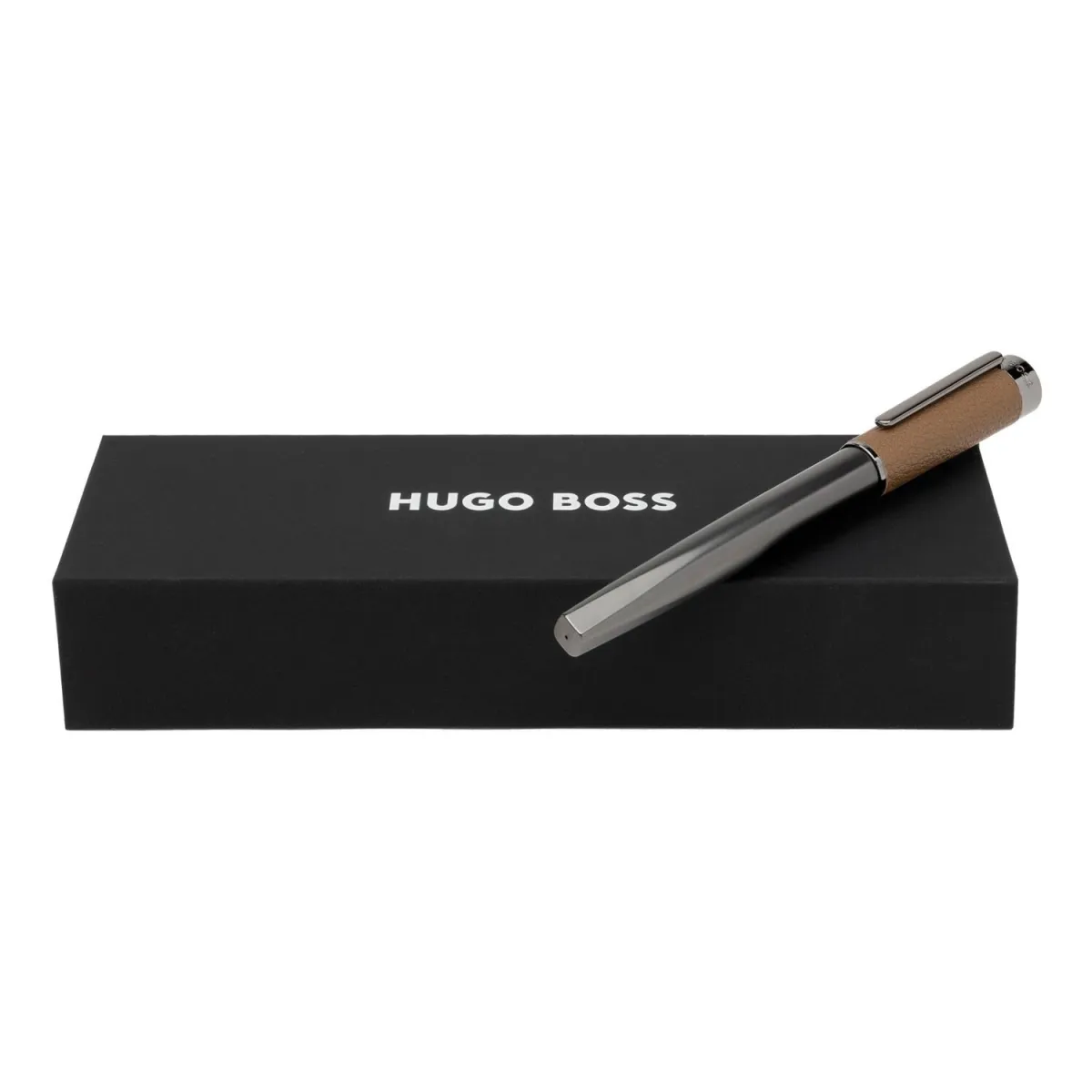 Stylo Plume Hugo Boss Corium Camel – Plume M Luxe