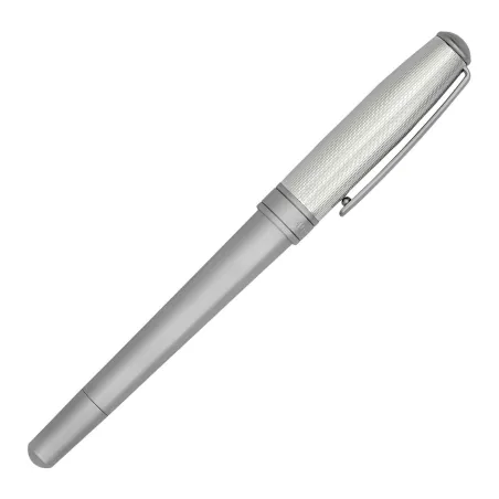Stylo roller Hugo Boss - Essential - Metal Silver - Fermé