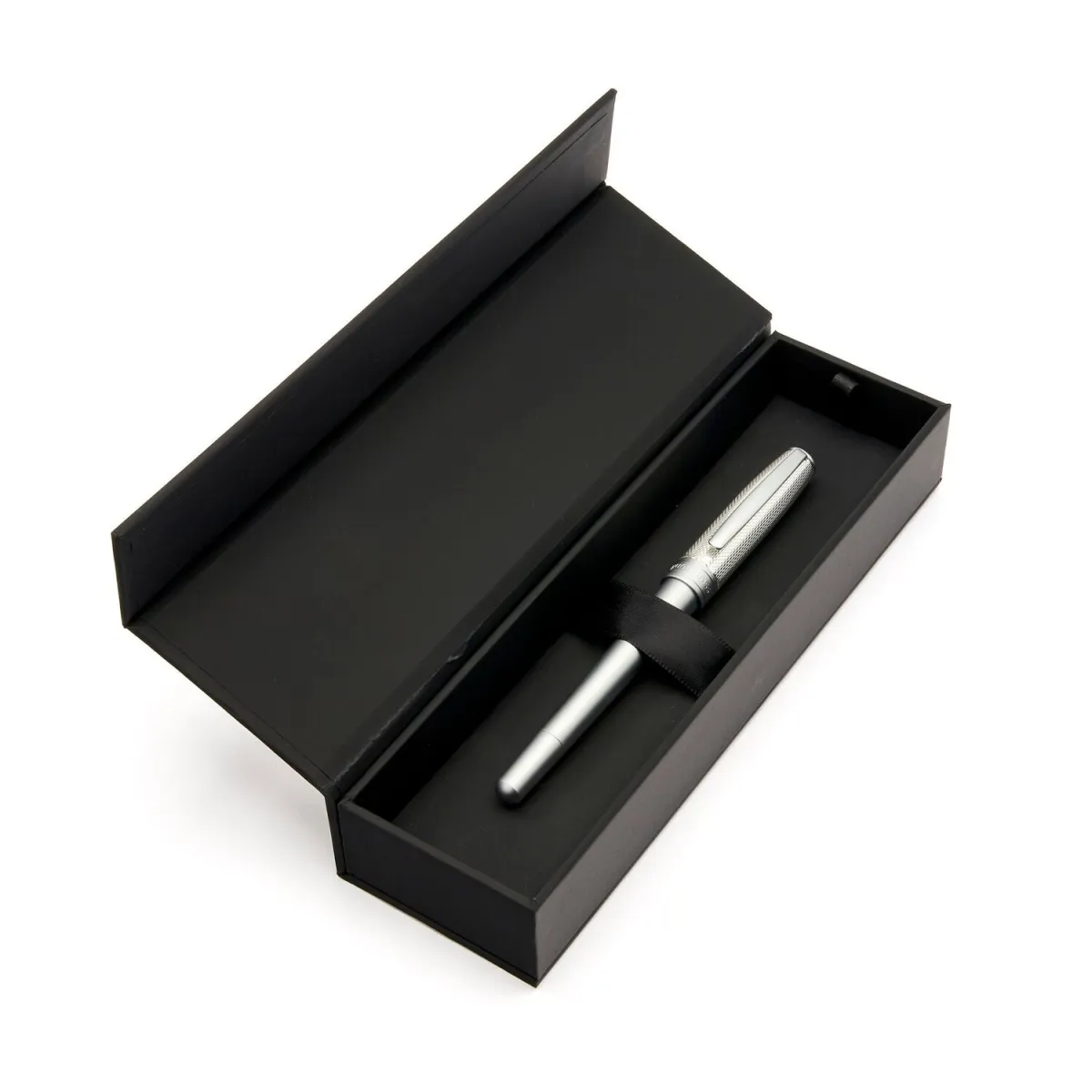 Stylo roller Hugo Boss - Essential - Metal Silver - Coffret