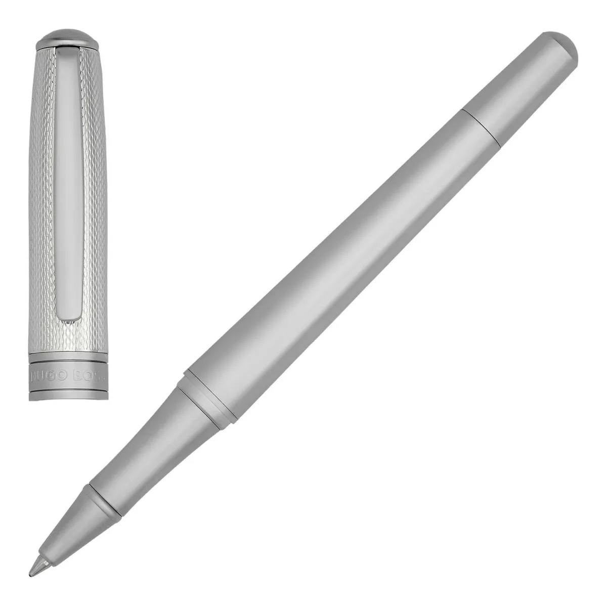 Stylo roller Hugo Boss - Essential - Metal Silver