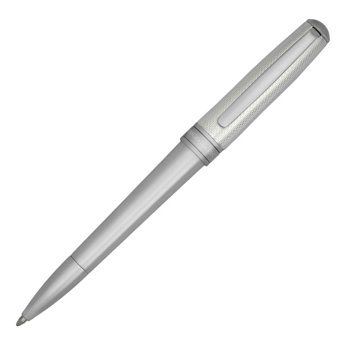 Stylo bille Hugo Boss - Essential - Metal Silver
