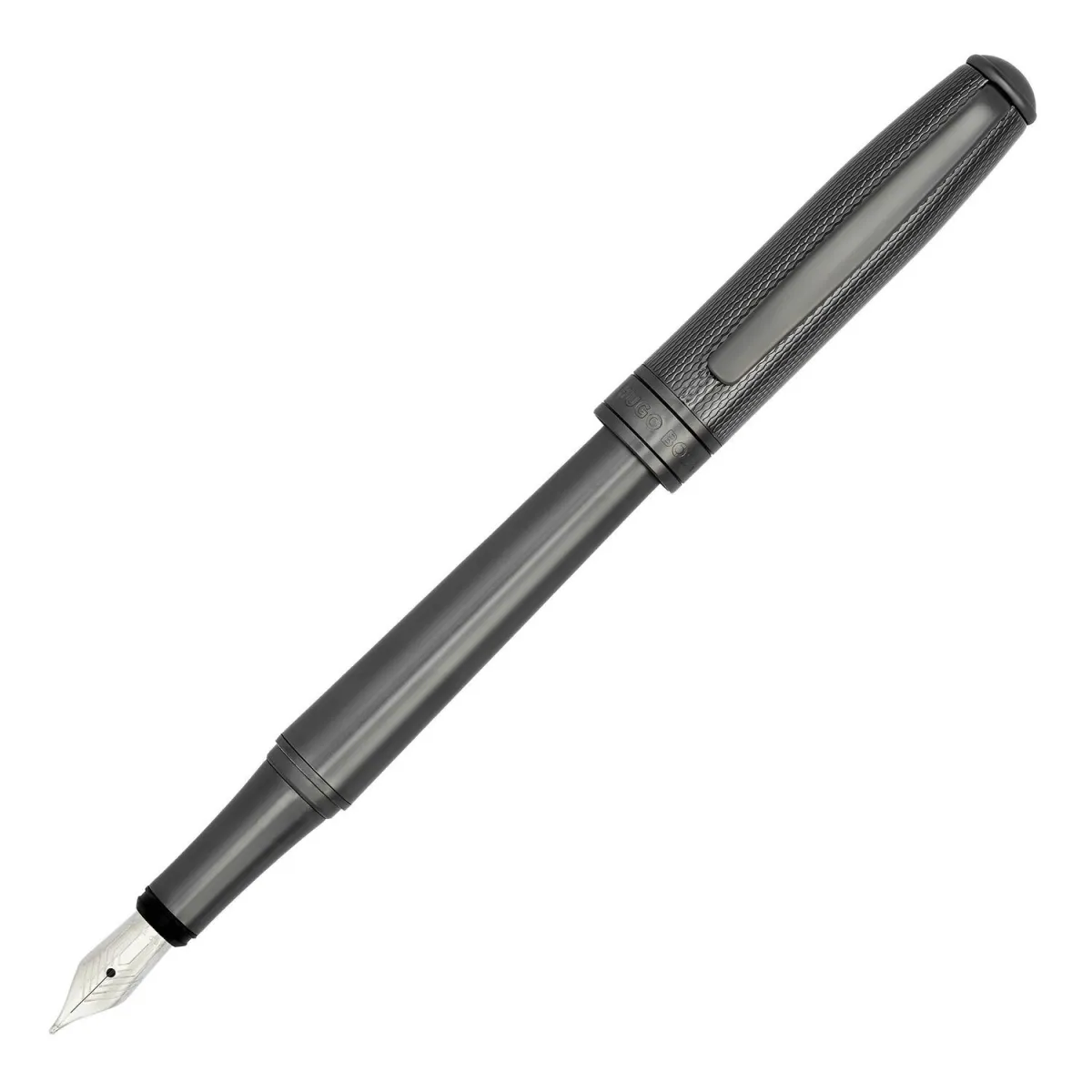 Stylo plume (M) Hugo Boss - Essential - Metal Gun - Ouvert