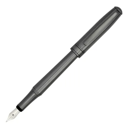 Stylo plume (M) Hugo Boss - Essential - Metal Gun - Ouvert