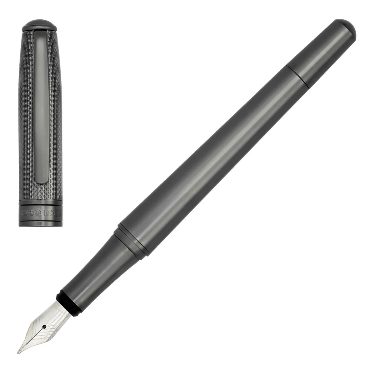 Stylo plume (M) Hugo Boss - Essential - Metal Gun