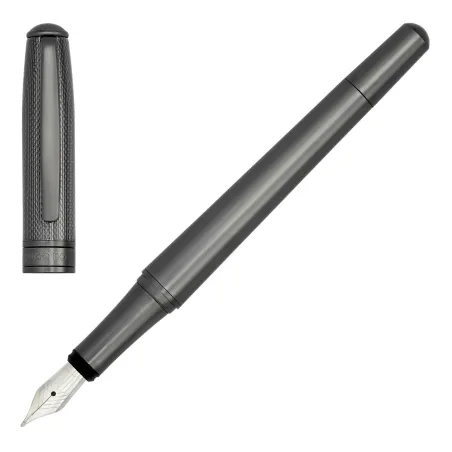 Stylo plume (M) Hugo Boss - Essential - Metal Gun