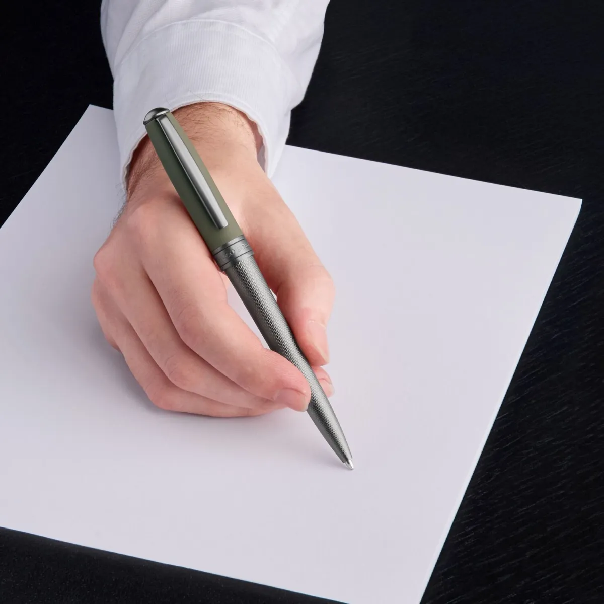 Stylo Bille Hugo Boss Essential Active Green