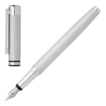 Stylo Plume (M) Hugo Boss - Filament - Chrome - plume