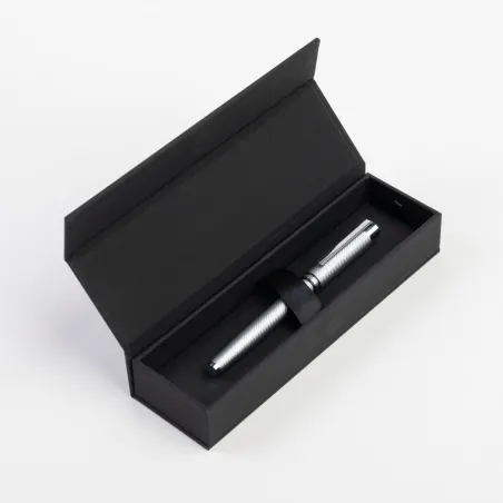 Stylo Roller Hugo Boss - Filament - Chrome - Coffret