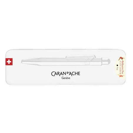 Stylo bille 849 CARAN D'ACHE - Nina Cosford - Crème clair - Édition Spéciale - Ecrin fermé