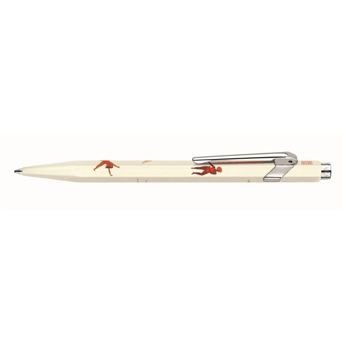 Stylo bille 849 CARAN D'ACHE - Nina Cosford - Crème clair - Édition Spéciale - Profil