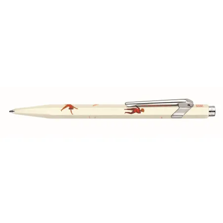 Stylo bille 849 CARAN D'ACHE - Nina Cosford - Crème clair - Édition Spéciale - Profil