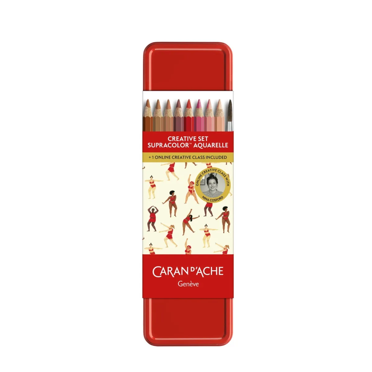 Set créatif Caran d'Ache - Nina Cosford - 12 pcs + 1 pinceau - Édition Spéciale