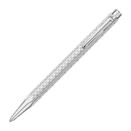 Stylo Bille Ecridor Caran d'Ache - Damier Gris Argenté