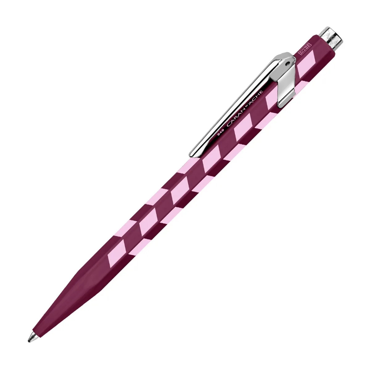 Stylo bille 849 CARAN D'ACHE - Mosaic - Rouge grenat - Édition Spéciale -