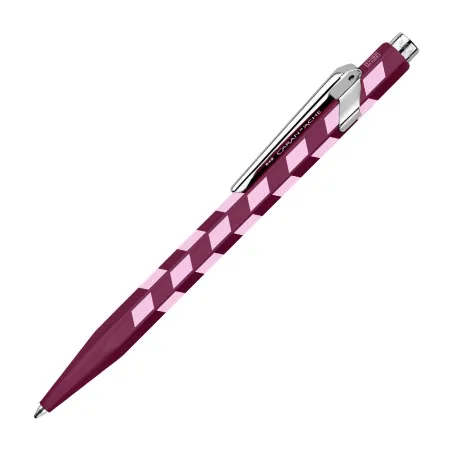 Stylo bille 849 CARAN D'ACHE - Mosaic - Rouge grenat - Édition Spéciale -