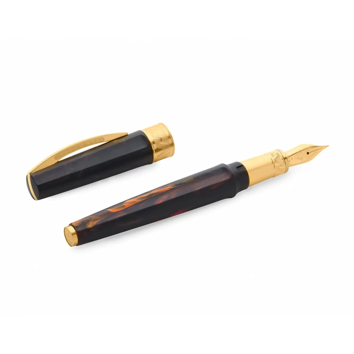 Stylo-plume M VISCONTI - Mirage Mythos Hades - Édition Regular - Ouvert