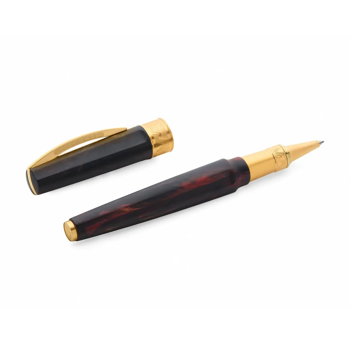 Stylo Roller VISCONTI - Mirage Mythos Hades - Édition Regular - Ouvert