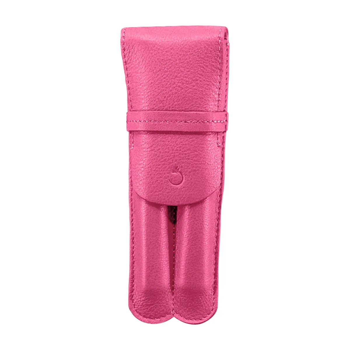 LADON - Etui 2 places avec rabat - Fushia