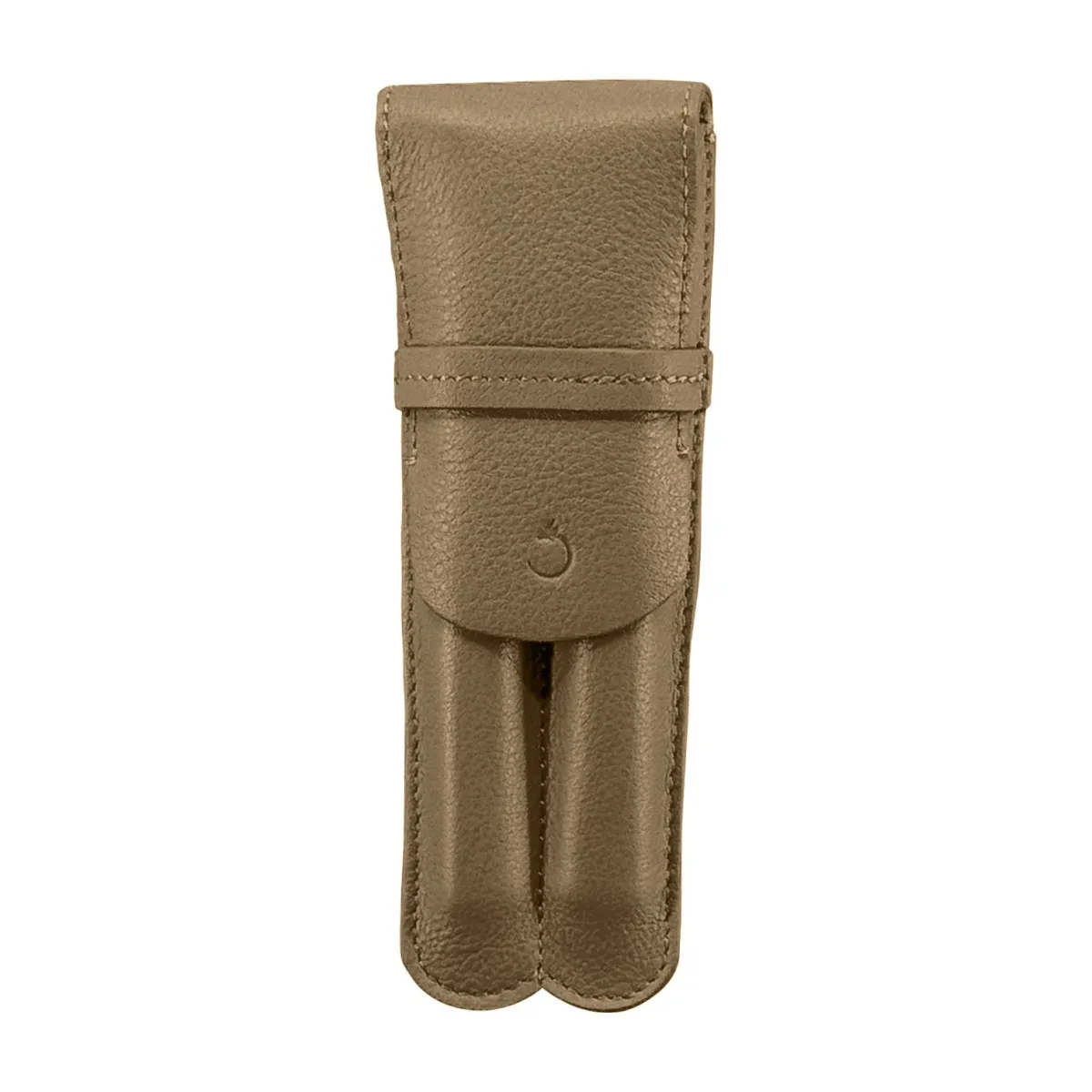 LADON - Etui 2 places avec rabat - Fango