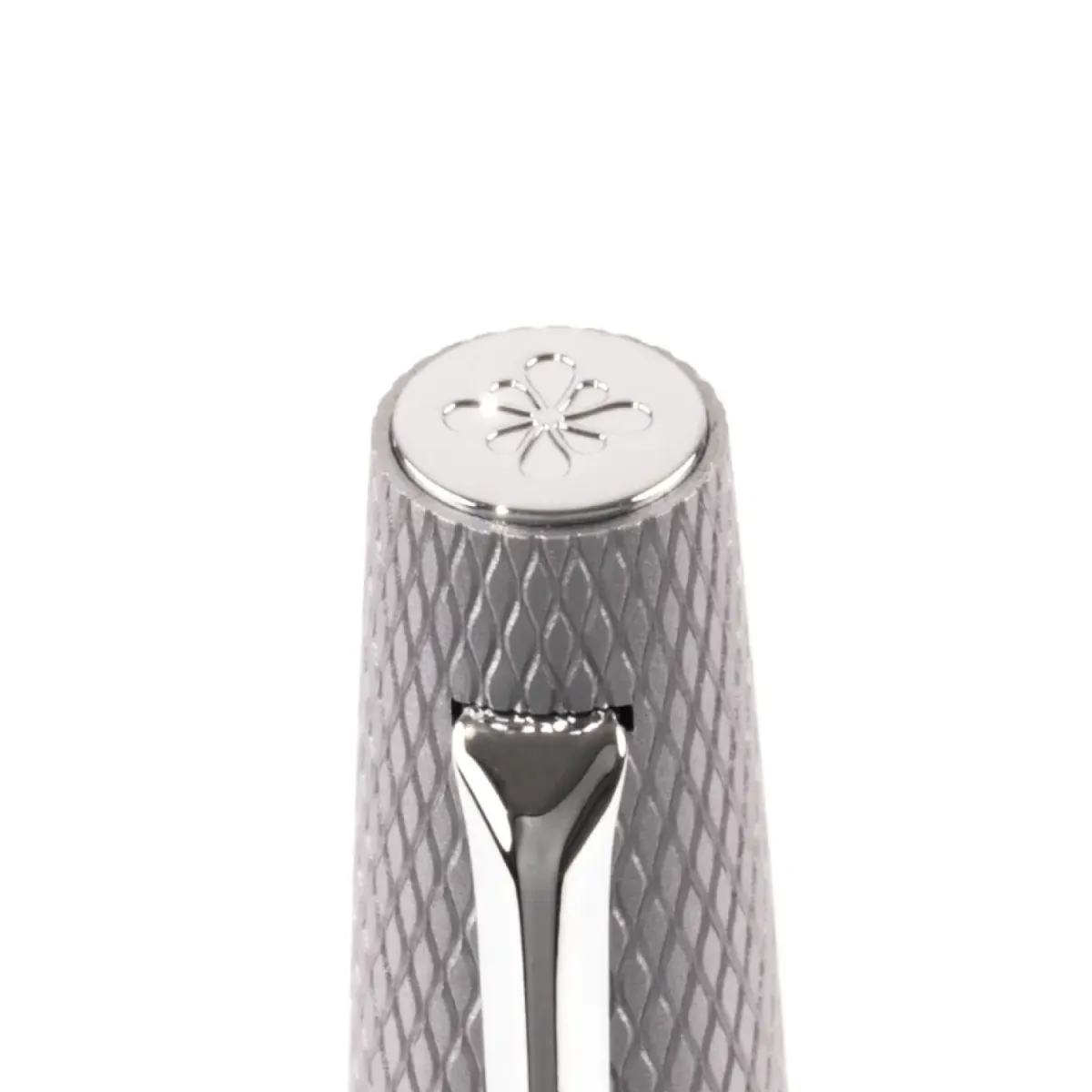 Stylo Roller "Viper" DIPLOMAT Silver Guilloché - Logo