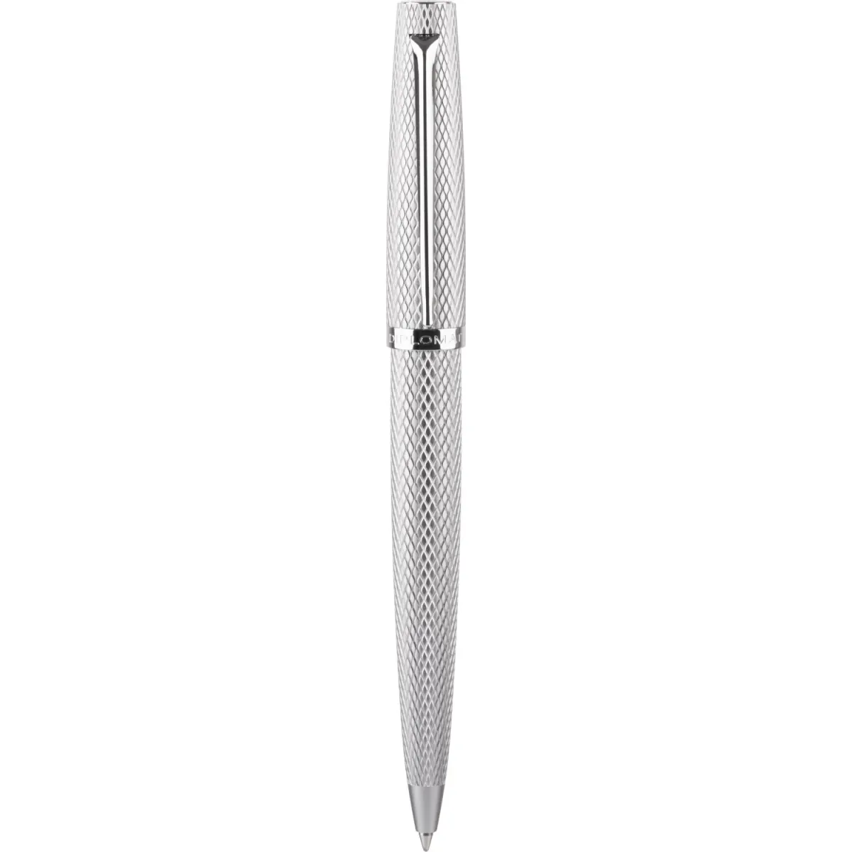 Stylo Bille "Viper" DIPLOMAT Silver Guilloché