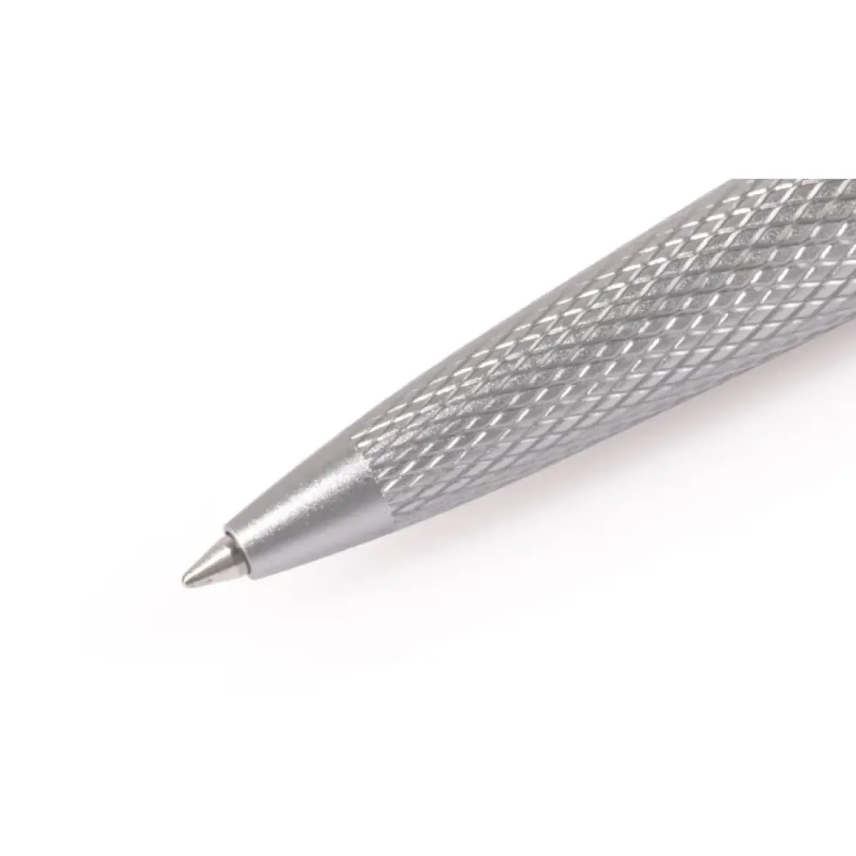 Stylo Bille "Viper" DIPLOMAT Silver Guilloché - Pointe