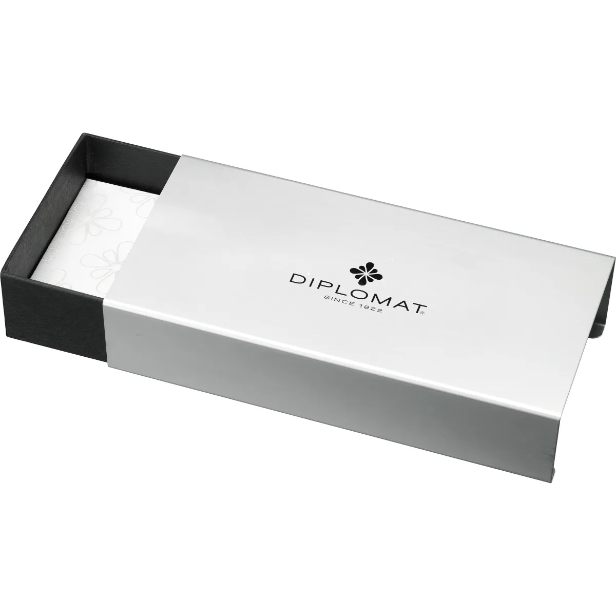 Stylo plume M Diplomat Aero - Noir - Plume Acier