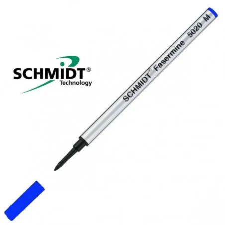 Recharge Feutre Schmidt - Fasermine S5020M Bleue Moyenne
