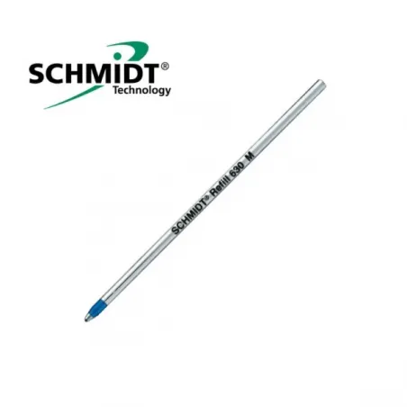 Recharge Mini Bille Schmidt S630 Courte Internationale Bleue