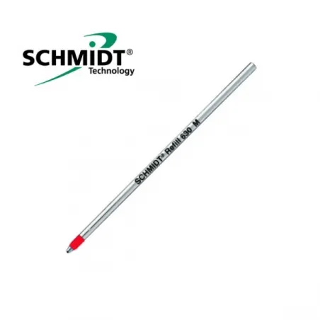 Recharge Mini Bille Schmidt S630 Courte Internationale Rouge