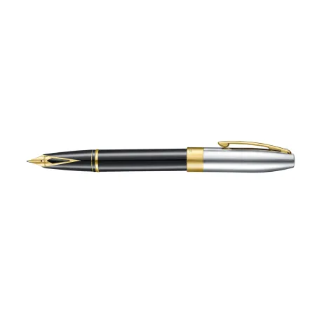 Stylo plume (M) Sheaffer - Legacy 9064 - Noir Chrome/Gold - Ouvert