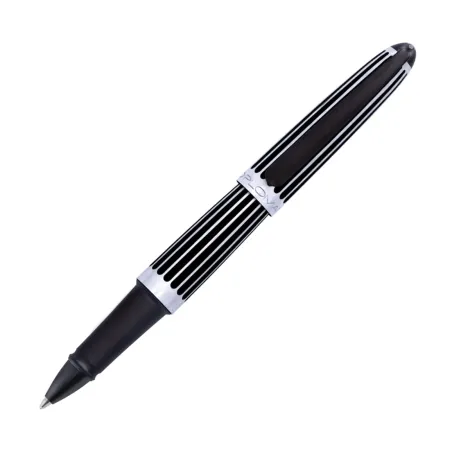 Stylo Roller Diplomat - Aero  stripes black
