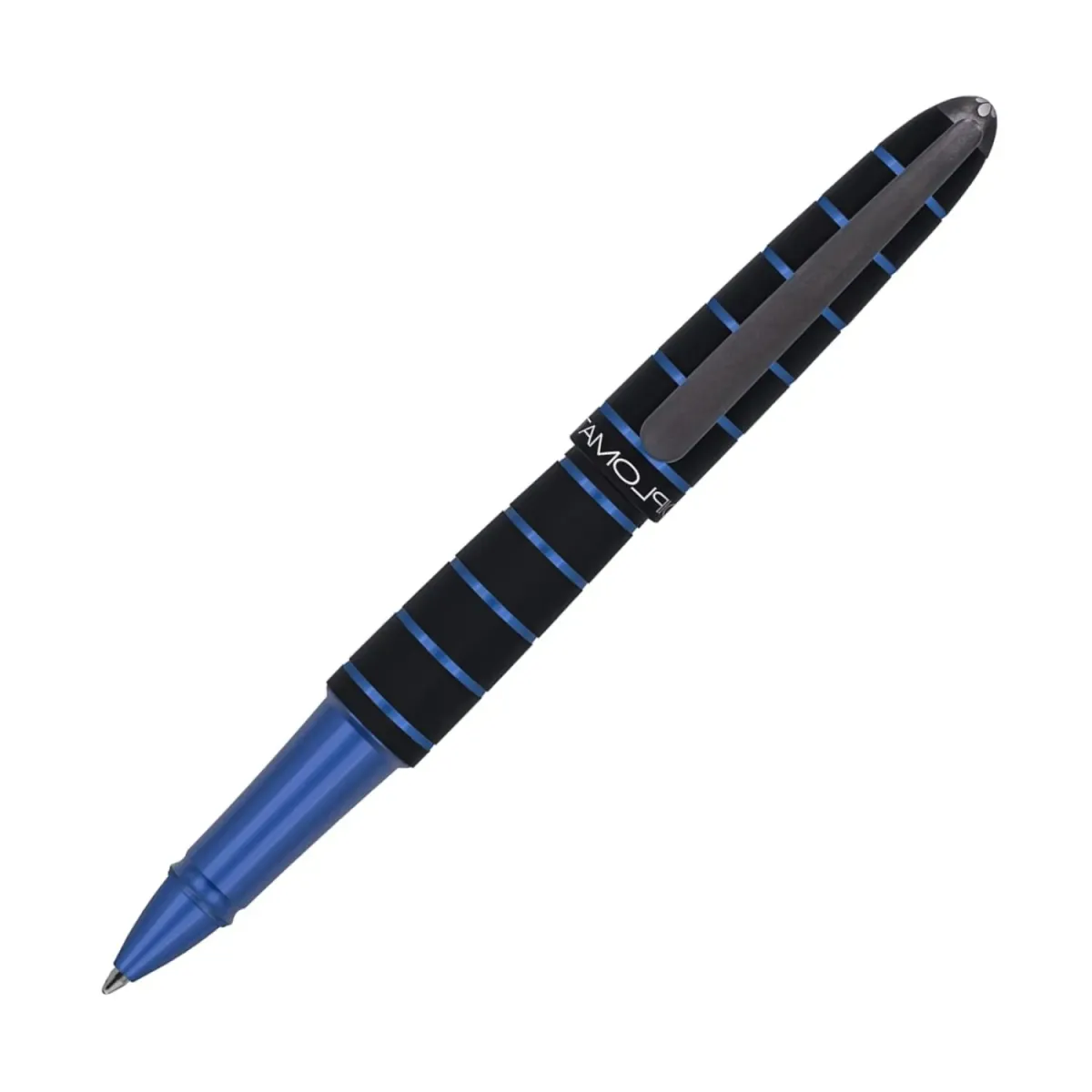 Stylo Roller DIPLOMAT Elox Ring - Noir / Bleu