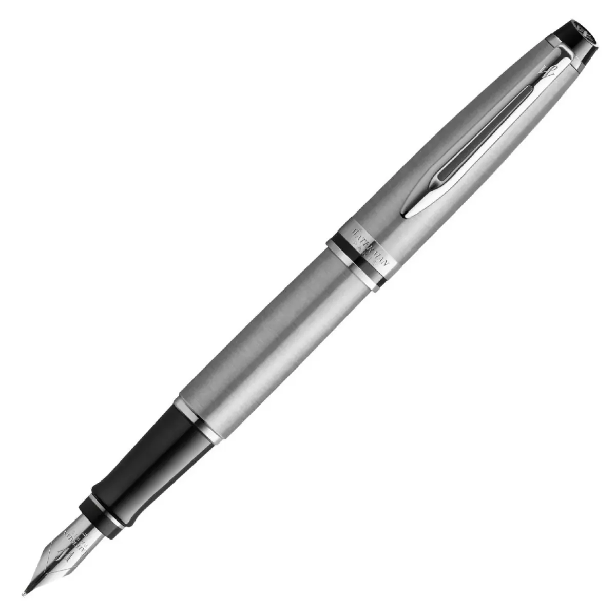 Stylo plume M Waterman Expert - Acier inoxydable CT