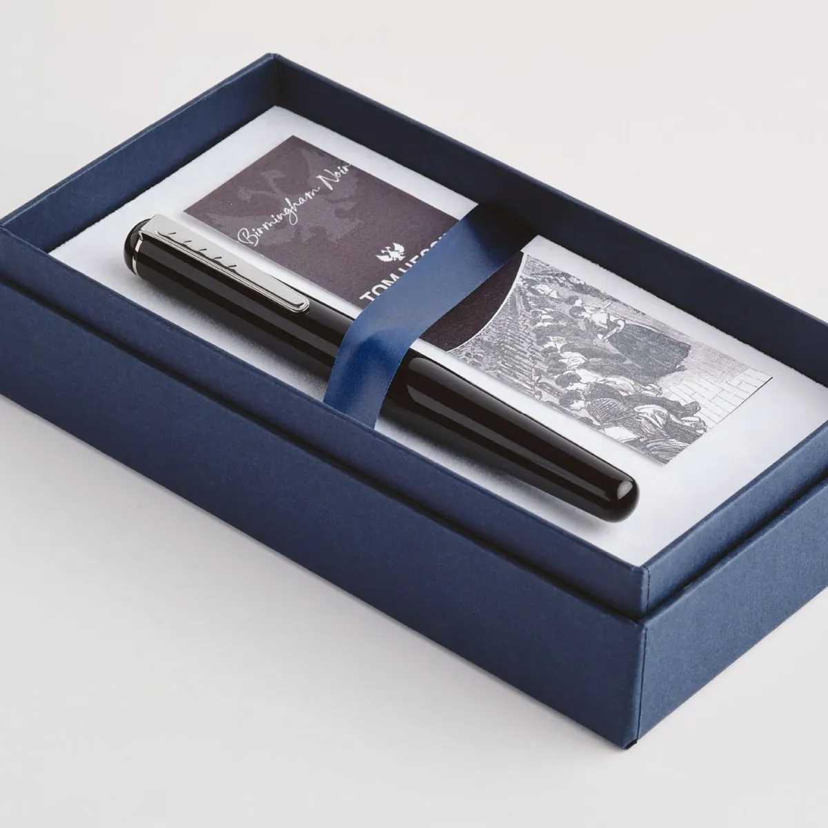 Stylo-plume EF Tom Hessin Birmingham Noir - Coffret