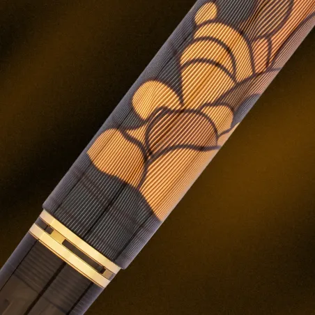 Stylo Plume F Pelikan Souverän M600 - Art Collection - Georg Tippel - Édition spéciale - Décor