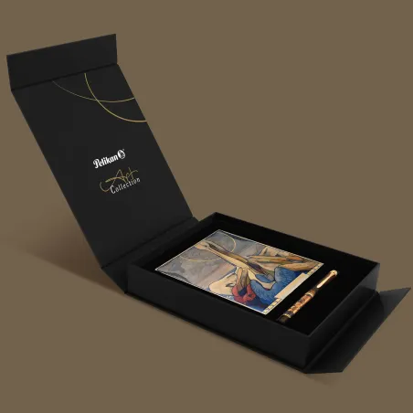 Stylo Plume F Pelikan Souverän M600 - Art Collection - Georg Tippel - Édition spéciale - coffret