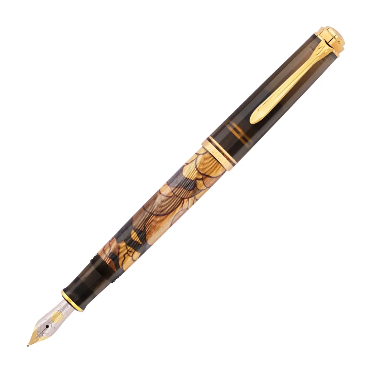 Stylo Plume EF Pelikan Souverän M600 - Art Collection - Georg Tippel - Édition spéciale - Ouvert