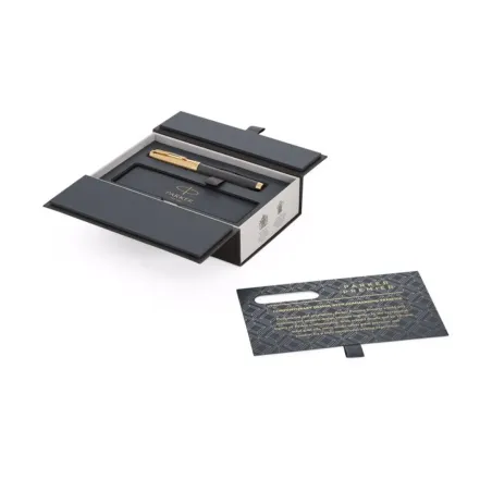 Stylo plume M Parker Premier Custom Storm Grey  - Coffret