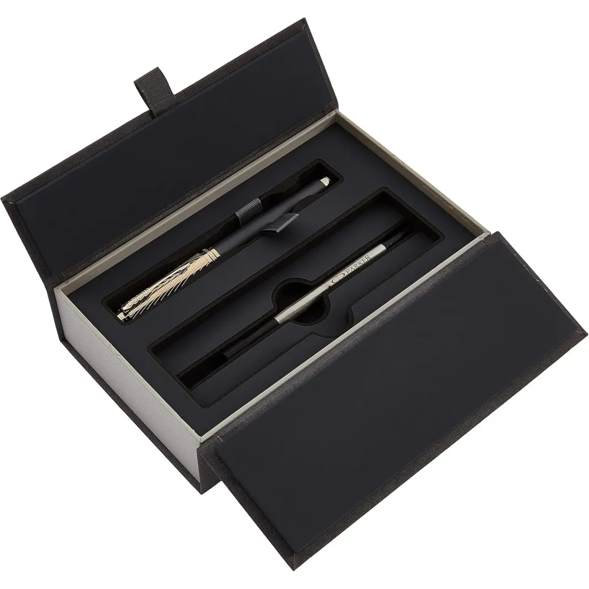 Stylo Roller M Parker Premier Custom Storm Grey Coffret