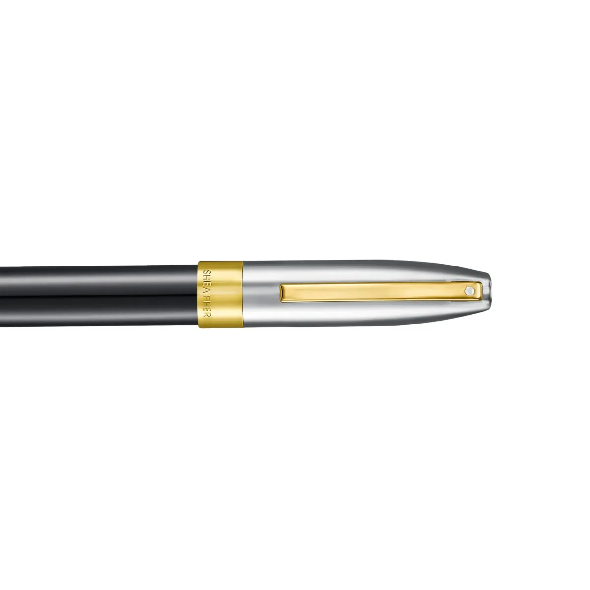 Stylo plume (F) Sheaffer - Legacy 9064 - Noir Chrome/Gold - Capuchon