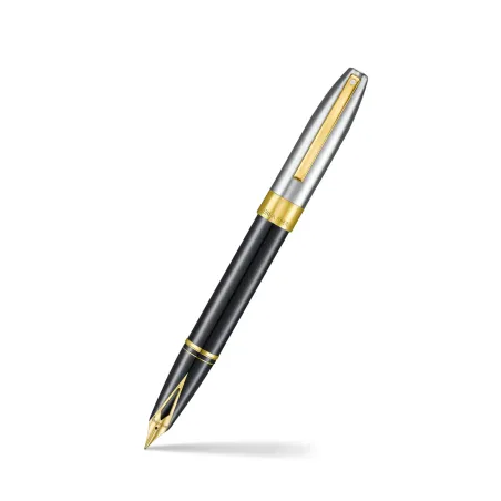 Stylo plume (F) Sheaffer - Legacy 9064 - Noir Chrome/Gold -