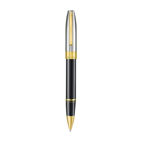 Stylo Roller Sheaffer - Legacy 9065 - Noir Chrome/Gold - ouvert
