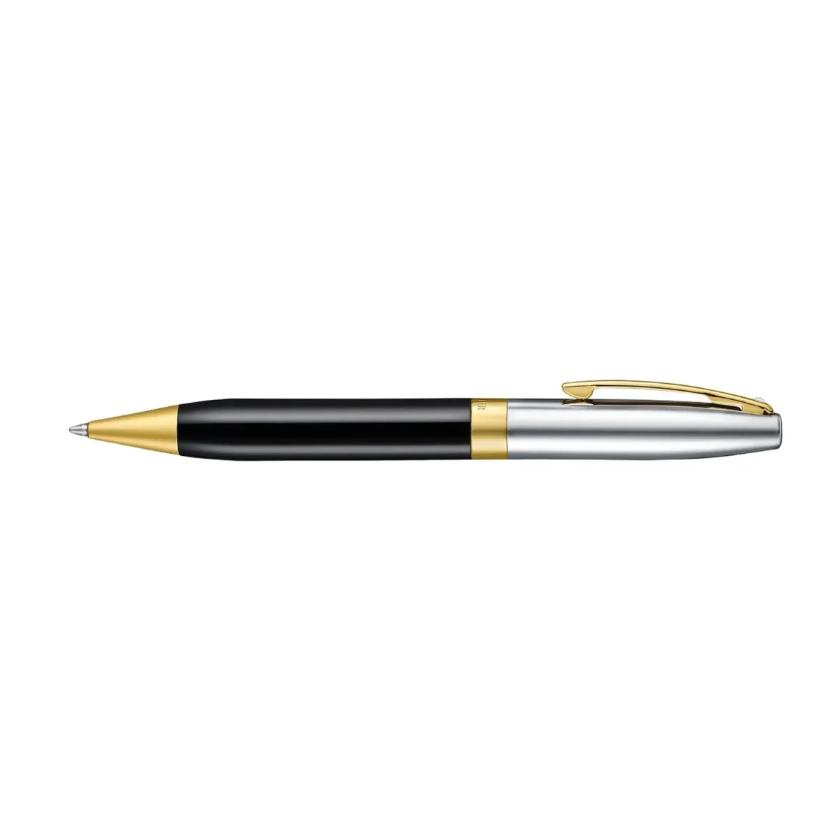 Stylo Bille Sheaffer - Legacy 9065 - Noir Chrome/Gold - Profil